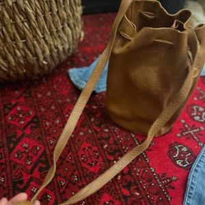 Madewell leather tote